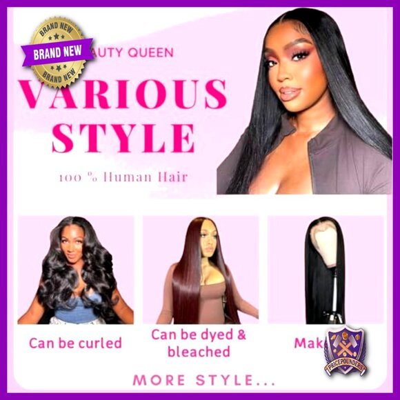 20 Inch Straight Brazilian Human Hair Extensions 3 Bundles 16A Grade - Picture 4 of 6